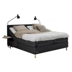 Jensen Ambassadør Dream elevationsseng - Sleep 3 top - 180 x 200 cm - Green 488