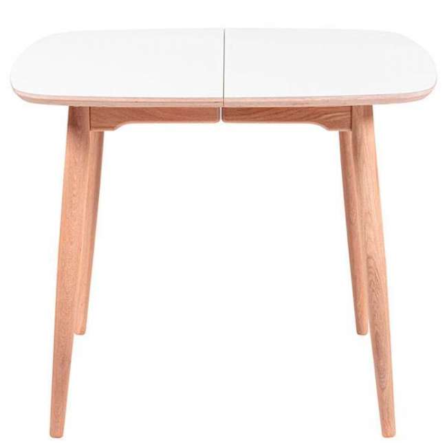Priser på Haslev Symphony 84 spisebord - laminat/træben - 105 x 105 cm.