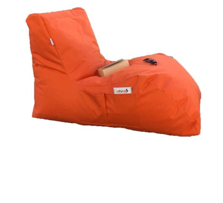 Priser på NORDVÄRK udendørs Daybed sækkestol, vandtæt - orange polyester