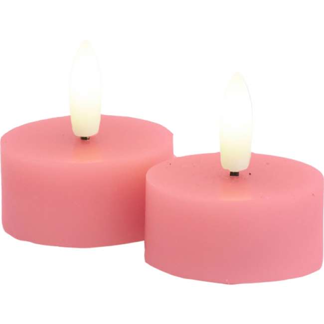 Priser på Sirius Sille LED fyrfadslys, batteri, rosa