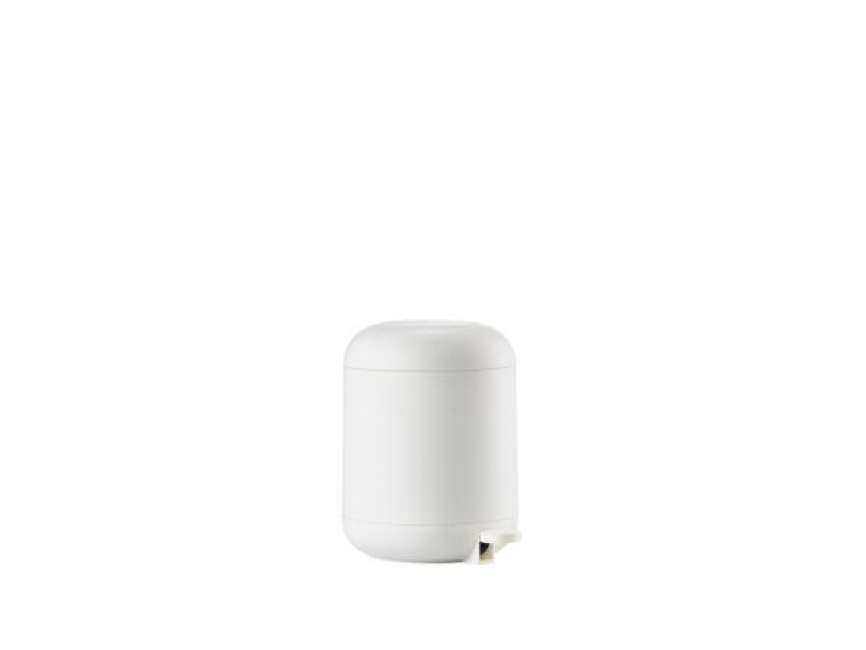 Priser på ZONE Denmark - Sensu Pedalspand 24,5 x 20 x 26,5 cm 4 liter Hvid